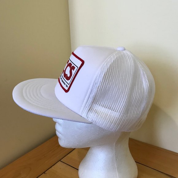 Canadian Crude Separators CCS Trucker Cap Vintage White Mesh Back Hat - Picture 4 of 8